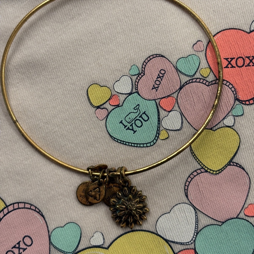 Alex and Ani Lotus Bangle